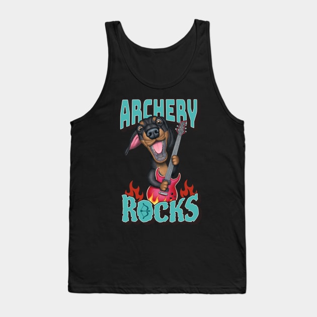 Archery Rocks Tank Top by Danny Gordon Art